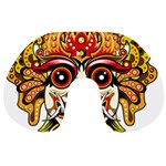 Bali Barong Mask Euclidean Vector Chiefs Face Travel Neck Pillows Front