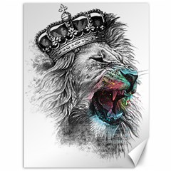 Lion King Head Canvas 36  X 48  by Sudhe