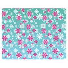 Background Frozen Fever Double Sided Flano Blanket (medium)  by HermanTelo