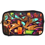 Graffiti Mural Street Art Wall Art Toiletries Bag (Two Sides) Back