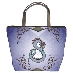 Wonderful Decorative Chinese Dragon Bucket Bag