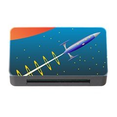 Rocket Spaceship Space Galaxy Memory Card Reader With Cf by HermanTelo