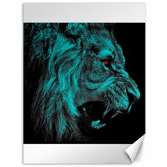 Angry Male Lion Predator Carnivore Canvas 36  X 48  by Sudhe