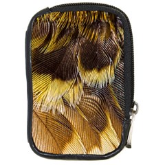 Wing Feather Bird Animal World Compact Camera Leather Case by Pakrebo