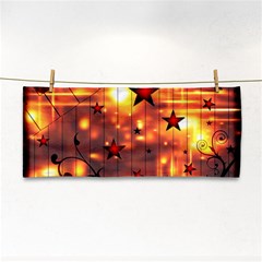 Star Radio Light Effects Magic Hand Towel by HermanTelo