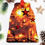 Star Radio Light Effects Magic Ornament (Bell) Front