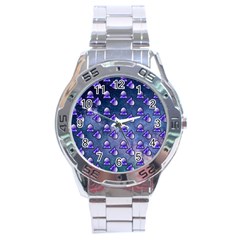 Kawaii Space Rocket Pattern Stainless Steel Analogue Watch by snowwhitegirl