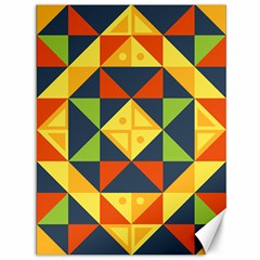 Background Geometric Color Plaid Canvas 36  X 48  by Mariart