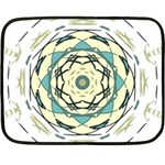 Circle Vector Background Abstract Double Sided Fleece Blanket (Mini)  35 x27  Blanket Front