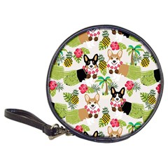 Corgis Hula Pattern Classic 20-cd Wallets by Sapixe