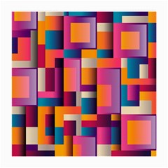 Abstract Background Geometry Blocks Medium Glasses Cloth by Bajindul