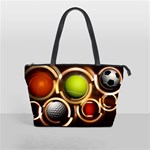 Sport Ball Tennis Golf Football Classic Shoulder Handbag Front