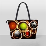 Sport Ball Tennis Golf Football Classic Shoulder Handbag Back