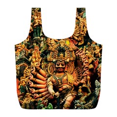 Sculpture Art Temple Tower Full Print Recycle Bag (l) by Pakrebo