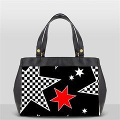 Questioning Anything - Star Design Oversize Office Handbag (2 Sides) by WensdaiAmbrose