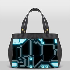 New Technology - Dark Oversize Office Handbag (2 Sides) by WensdaiAmbrose