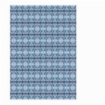 Cute Flowers Pattern Pastel Blue Large Garden Flag (Two Sides) Front