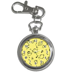 Tea Seamless Pattern Teatime Key Chain Watches by Nexatart