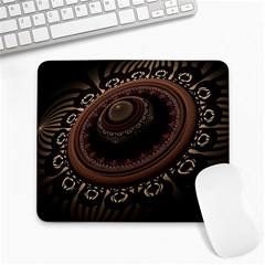 Fractal Stripes Abstract Pattern Large Mousepads by Pakrebo