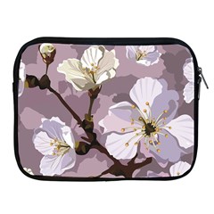 Peach Blossom Seamless Pattern Vector Apple Ipad 2/3/4 Zipper Cases by Sobalvarro