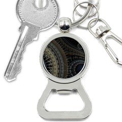 Fractal Spikes Gears Abstract Bottle Opener Key Chain by Pakrebo