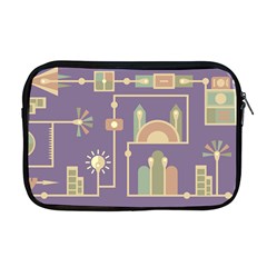 Background Infographic Travel Apple Macbook Pro 17  Zipper Case by Pakrebo