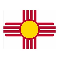 New Mexico Flag Double Sided Flano Blanket (mini)  by FlagGallery