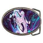 Color Acrylic Paint Art Painting Belt Buckles Front