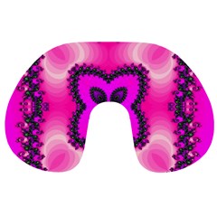 Kaleidoscope Ornament Pattern Travel Neck Pillow