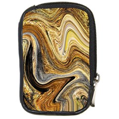 Abstract Acrylic Art Artwork Compact Camera Leather Case by Pakrebo