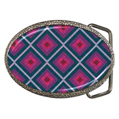 Purple Textile And Fabric Pattern Belt Buckles by Pakrebo