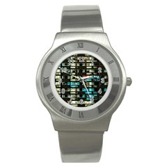 Architectural Design Architecture Building Cityscape Stainless Steel Watch by Pakrebo