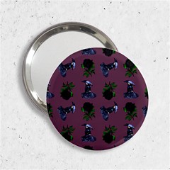 Gothic Girl Rose Mauve Pattern 2 25  Handbag Mirrors by snowwhitegirl