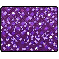 Ross Pattern Square Fleece Blanket (medium)  by HermanTelo