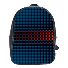 Signal Background Pattern Light Texture School Bag (large) by Sudhe