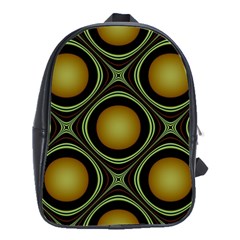 Abstract Background Design School Bag (large) by Sudhe