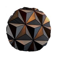 3d Abstract  Pattern Standard 15  Premium Round Cushions