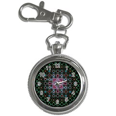 Digital Art Background Colors Key Chain Watches by Sudhe