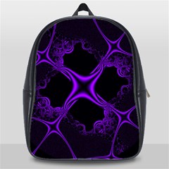 Abstract Fractal Art 3d Artwork School Bag (xl) by Sudhe