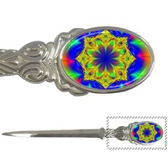 Digital Art Fractal Artwork Flower Letter Opener