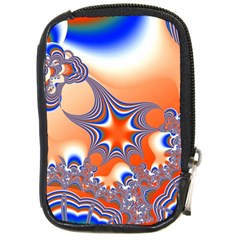 Abstract Art Artwork Fractal 2 Compact Camera Leather Case by Pakrebo