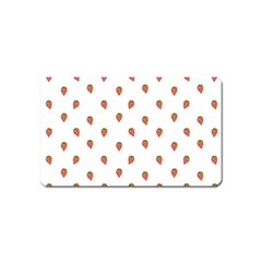 Cartoon Style Strawberry Pattern Magnet (name Card) by dflcprintsclothing