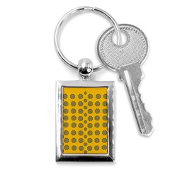 Sensational Stars On Incredible Yellow Key Chain (rectangle) by pepitasart