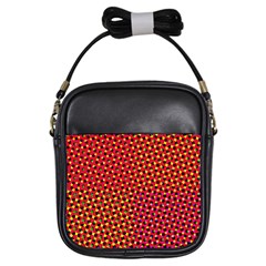 Pattern Textile Structure Abstract Girls Sling Bag by Pakrebo