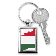 Hungary Country Europe Flag Key Chain (rectangle) by Sapixe