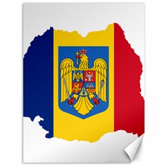 Romania Country Europe Flag Canvas 36  X 48  by Sapixe