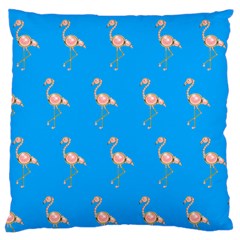 Flamenco Birds Exotic Nice Pink Standard Flano Cushion Case (one Side)