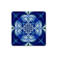 Abstract Art Artwork Fractal Design Square Magnet by Simbadda