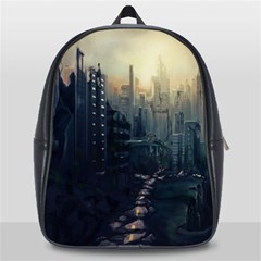 Apocalypse Post Apocalyptic School Bag (large) by Sudhe