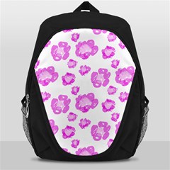 Pink Flower Backpack Bag by scharamo